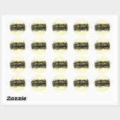 auto-collant jaune MRST (Feuille)