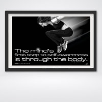 Auto-conscience du corps mental - Art mural inspir