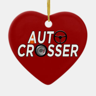 Auto Crosser Keramisch Ornament