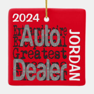 Auto Dealer Extraordinaire Keramisch Ornament
