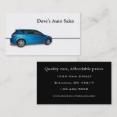 Auto Dealer Visitekaartje (Voorkant / Achterkant)