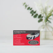 Auto Dealership-Auto Sales Associate Visitekaartje (Staand voorkant)