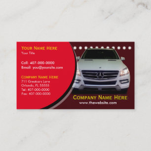 Auto Dealership & Auto Sales Associate Visitekaartje