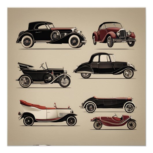 Auto Desing CLASSIC Perfect Poster (Voorkant)