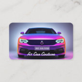 🔝 Auto Detailer Aangepaste QR Visitekaartje (Voorkant)