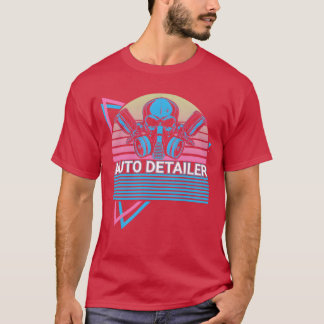 Auto Detailer Car Detailer Auto Detailing Retro gi T-shirt