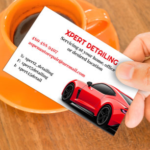 Auto Detailing Auto Visitekaartje