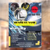 Auto Detailing Business Window Cling Raamsticker (Vel 2)