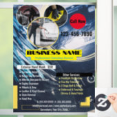 Auto Detailing Business Window Cling Raamsticker (Huis)