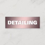 Auto Detailing Google Maps QR Mini Visitekaartje (Voorkant)