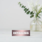 Auto Detailing Google Maps QR Mini Visitekaartje (Staand voorkant)