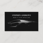 Auto Detailing Schoonmaak Auto Reparatie Sportwage Visitekaartje (Voorkant)