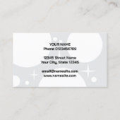 Auto detaillering visitekaartje template (Achterkant)