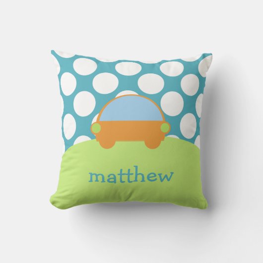 Auto Doodle Two Pillow Kussen (Voorkant)