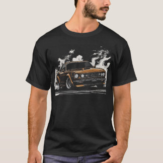 Auto Drifting Illustratie T-shirt
