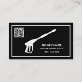 Auto en huis Power Wash Scan QR Visitekaartje (Voorkant)