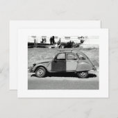 Auto en ventilator briefkaart (Voorkant / Achterkant)