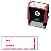 Auto-encreur À partir du tampon auto-encastré (En situation)