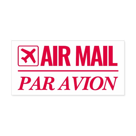 Auto-encreur Air Mail / Par Avion auto-encre tampon (Design)