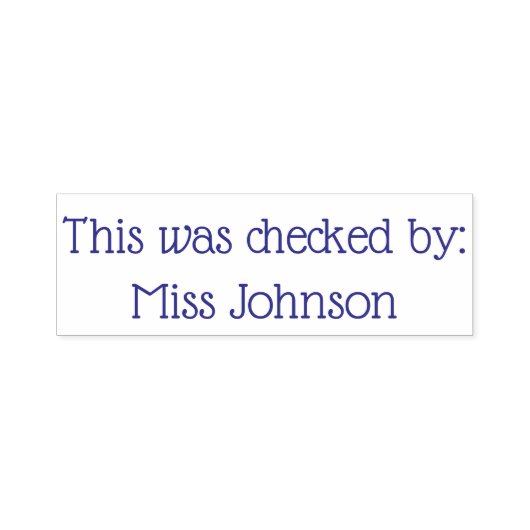 Auto-encreur Ceci a été vérifié par un tampon (Design)