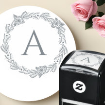 Créez Votre Propre Tampon de Monogramme Élégant