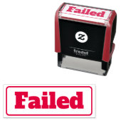 Auto-encreur Echec du tampon d'auto-intégration simple du docum (En situation)