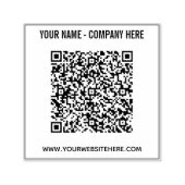 Auto-encreur Exemple de tampon QR Code pour la conception de ma (Design)