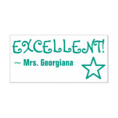 Auto-encreur Fun "EXCELLENT !" Marquage du tampon en caoutchouc (Design)