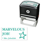 Auto-encreur Fun "MARVELOUS JOB !" Classement du tampon en caou (En situation)