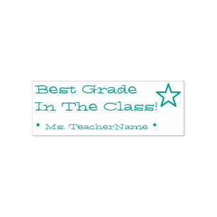 Auto-encreur "Meilleure Qualité En Classe !" Marquage du tampon