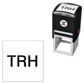 Auto-encreur Tampon à vêtements avec initiales (En situation)