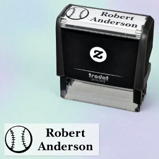 Auto-encreur Tampon de nom de balle de baseball