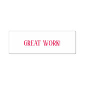 Auto-encreur Tampon de notation enseignant (Design)