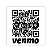 Auto-encreur Tampon en caoutchouc de paiement à code QR (Design)