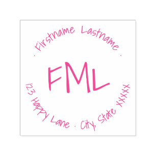 Auto-encreur Tampon en caoutchouc DIY