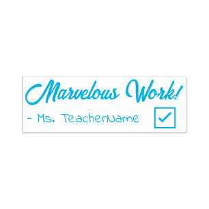 Auto-encreur Tampon en caoutchouc inspirant "Travail Merveilleu