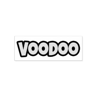 Auto-encreur Tampon Voodoo Personnalisé 2,15 po x 0,78 po