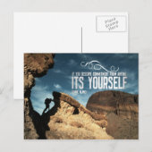 Auto-engagement Carte postale Inspiration (Devant / Derrière)