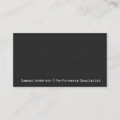 Auto Fix | Performance Autos | Mechanic  Visitekaartje (Achterkant)