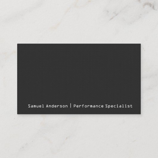 Auto Fix | Performance Autos | Mechanic  Visitekaartje (Achterkant)