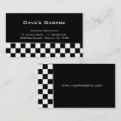 Auto Garage Visitekaartje Racing Gray (Voorkant / Achterkant)