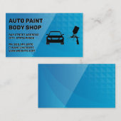 Auto Garage Winkel | Auto Diensten Visitekaartje (Voorkant / Achterkant)