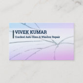 Auto glas reparatie visitekaartje (Voorkant)