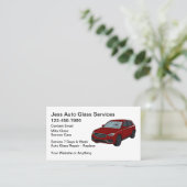 Auto Glass Repair Replace Service Visitekaartje (Staand voorkant)