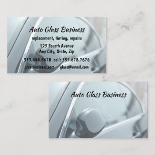 Auto Glass Tinting Repair Business Visitekaartje