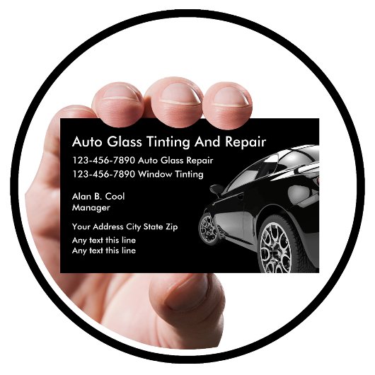 Auto Glass Visitekaartjes