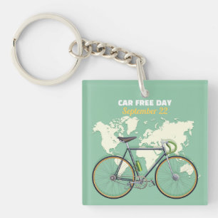 Auto Gratis Dag September 22 Fiets Sleutelhanger