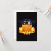 auto Halloween Kaart (Voorkant / Achterkant in situ)