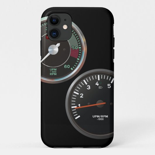  auto-instrumenten / Klassieke autometers Case-Mate iPhone Case (Achterkant)