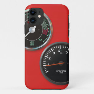 auto-instrumenten / Klassieke autometers iPhone 11 Hoesje